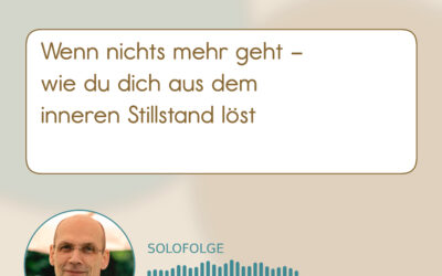 Innere Blockade lösen: Was Unternehmer:innen tun können, wenn nichts mehr geht (Podcast 01-016; Haye Hösel)