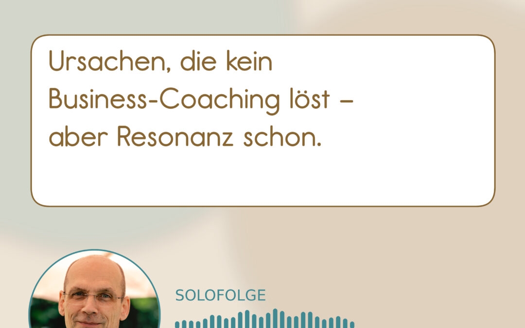 Ursachen, die kein Business-Coaching löst (Podcast 01-011; Haye Hösel)